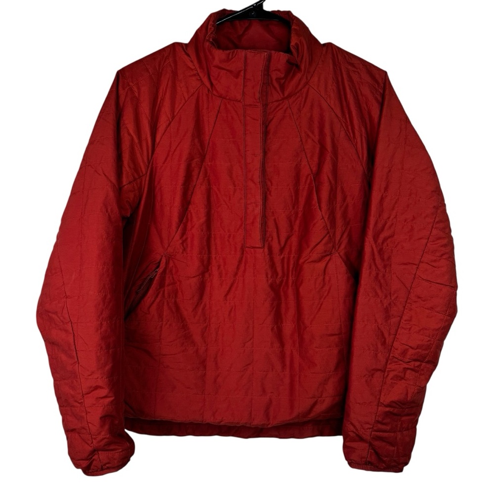 Mountain Hardwear Pullover Puffer 1/4 Snap Womens Small Burnt Orange